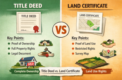 Title Deed vs Land Certificate: Key Differences Explained | Great Fortunes Properties