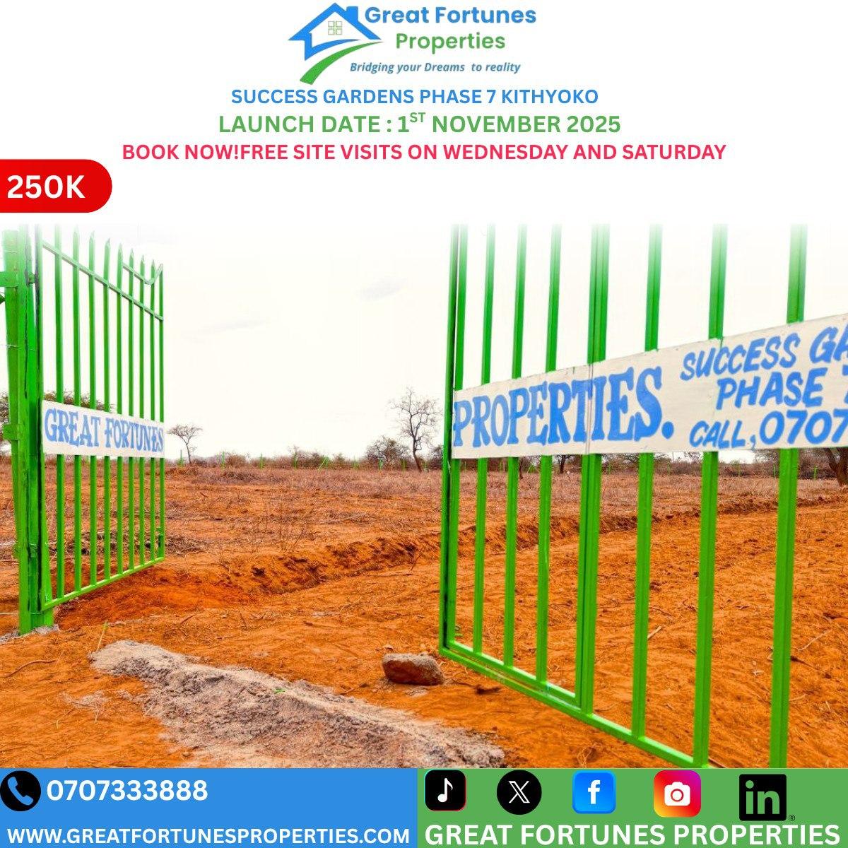 Kithyoko Plots Success Gardens Phase 7